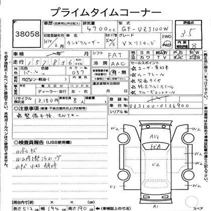 Кузов Toyota Land Cruiser 100 в сборе &mdash; вид спереди